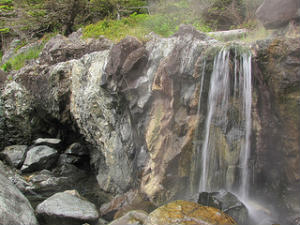 BC Hot Springs - Hot Springs Cove Waterfall.